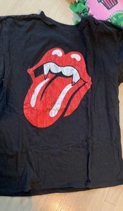 oversized rolling stones tee