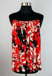 Donna Karan Sleepwear Womens XL Polyester Blend Sleeveless Abstract Top