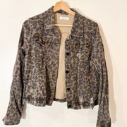 Elan Leopard Denim Jacket