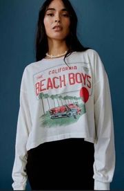 Daydreamer The Beach Boys license plate cropped Long Sleeve Crop Size Small