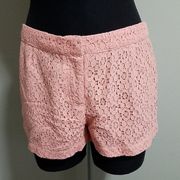 Umgee USA Coral Lace Shorts (Small)