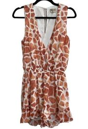 Show Me Your Mumu Riri Romper Giraffe Print Size Small