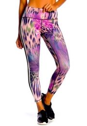 Bebe sport leopard print leggings size XL