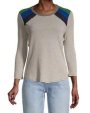 By Free People Rainbow Knit Top Women's Size Extra Small