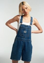 Overall Shorts -“Blue Dungaree Shorts) - 26