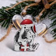 New 925 Silver  Eeyore Compatible Christmas Bracelet Charm