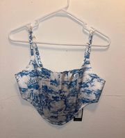 Blue Porcelain Top