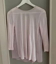 Club Monaco Kassanda Pleated Silk Top