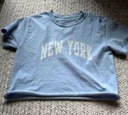 Blue new york tee