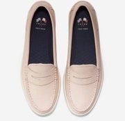 Cole Haan Nantucket Loafer Peach Blush Tumbled Leather Womens Size 5B Shoes