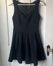 Little Black Dress LBD Party Dance Cocktail Skater Dress Size Small