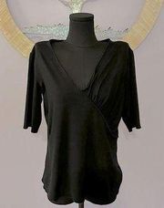 Black Armani Collezioni shirt, size 12