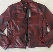 oxblood piston jacket