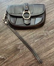 DOONEY & BOURKE BLACK EMBOSSED VINTAGE WRISLET