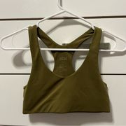 Girlfriend Collective Green Sports Bra