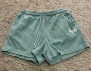 Mint Green Towel Shorts Size Large