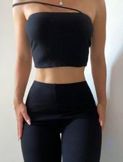 Black 2 Piece Set Top And Pants