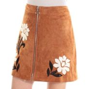 NWT  GENUINE SUEDE LEATHER SKIRT