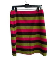 Vintage Zimmermann Stripe Pencil Jersey Skirt