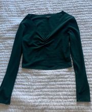 Green Knit Long Sleeve