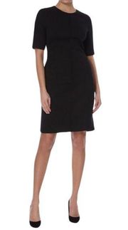 BOSS Hugo Boss Black Knit Sheath Dress Size 6