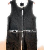 Sanctuary Clothing Long Sherpa Vest