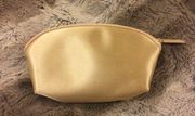 NWOT Gold Estée Lauder makeup bag