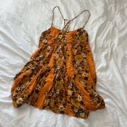 mini dress Size large Condition: perfect Color: orange  Details : - Lined  - Comfy