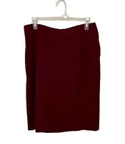 New  Woman’s Classic Skirt Burgundy, Sz M/L (see measurements)