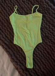 Neon Yellow Bodysuit