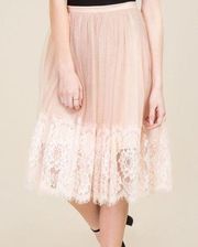 Miami Lillianna Tulle Skirt Champagne Rose