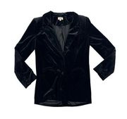 Camila Coelho _ Lori Oversized Velvet Blazer in Black