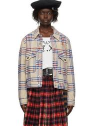 Vivienne Westwood Beige Tartan Type 3 Jacket NWT Size Large