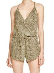 Bella Dahl Romper Tencel Snake Print