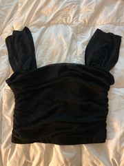 SheIn Black Cropped Top