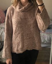 Chenille Turtleneck Sweater