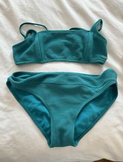 Blue  bathing suit