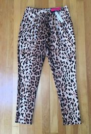 Leopard Print Long Pants Size Small