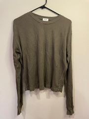 NWT  Thermal Long Sleeve - VTGGREEN