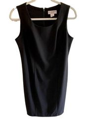 Sag Harbor Black Sleeveless Stretchy Round Neck Dress Size 8