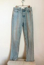 IRO garcon haut lightwash distressed jeans size 28