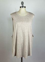 Girlfriend Collective Tan Sleeveless Top