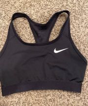 Black Sports Bra