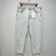 Dear John Raw Hem Straight Jean