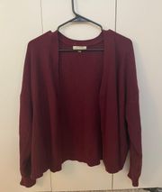 Maroon Cardigan