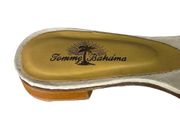 Tommy Bahama Sandals Womens 8M Tan Leather Flower Relaxology Open Toe Summer