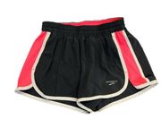 Brooks for Women running shorts with inside pocket hot pink stripe grey VGUC - S