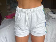 White Sweatshorts 