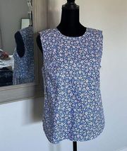 NWOT 1901 Sleeveless Floral Top. Size Small