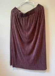 14th & Union Lilac Purple Pleated Cable Skirt